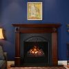 Optimyst 600 with Classic facia and Rosette Mantelpiece