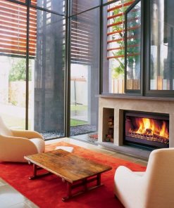 OPEN WOOD FIREPLACES